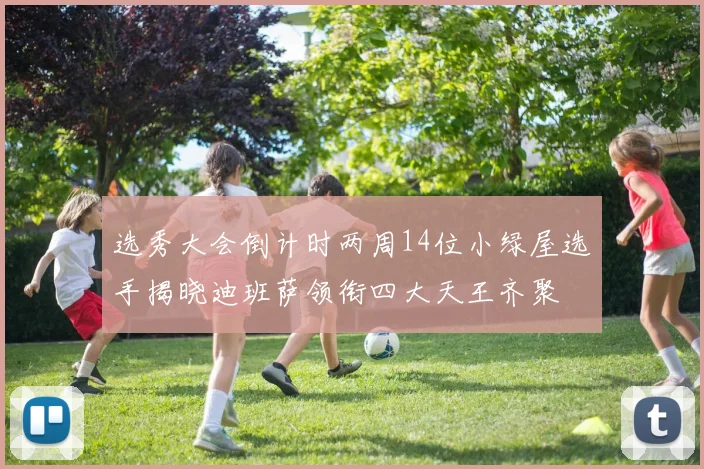 选秀大会倒计时两周14位小绿屋选手揭晓迪班萨领衔四大天王齐聚